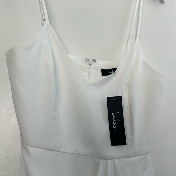 Reinette White Midi Dress Lulu’s - Picture 8 of 11